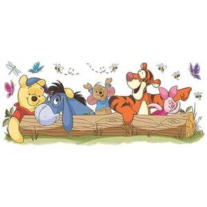 Disney Pooh And Friends Giant Peel Stick Wall Decals Nursery Decor